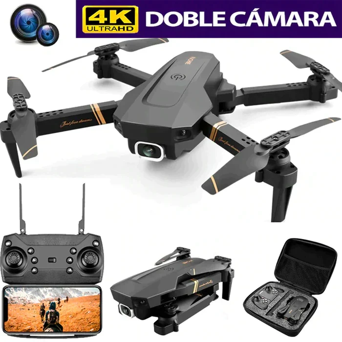 Dron E99 Max Sky Vision 4K – Doble Batería + Control con Pantalla | Oferta
