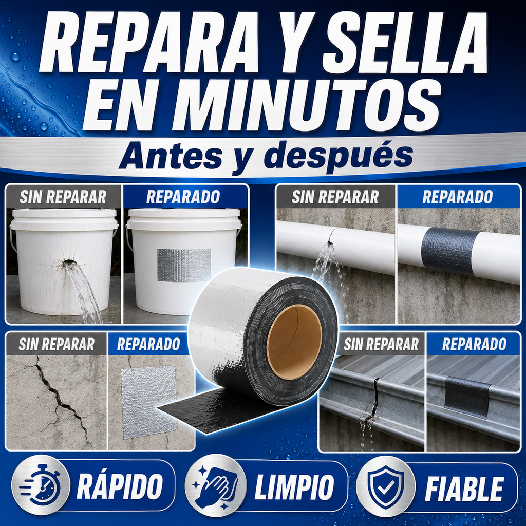 Cinta Asfáltica Impermeabilizante Stantek® | Sella Fugas y Grietas