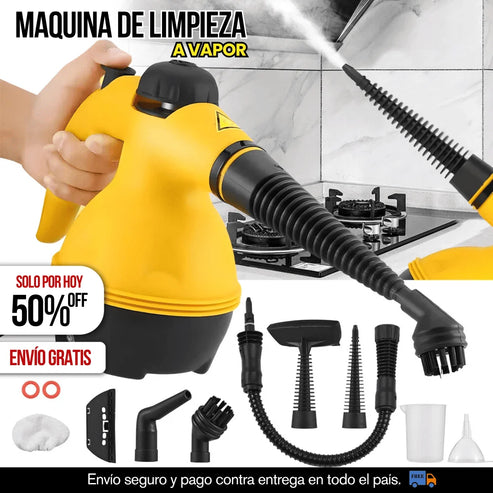 Máquina de Limpieza a Vapor Multifuncional – 1200W | Limpieza Profunda sin Esfuerzo